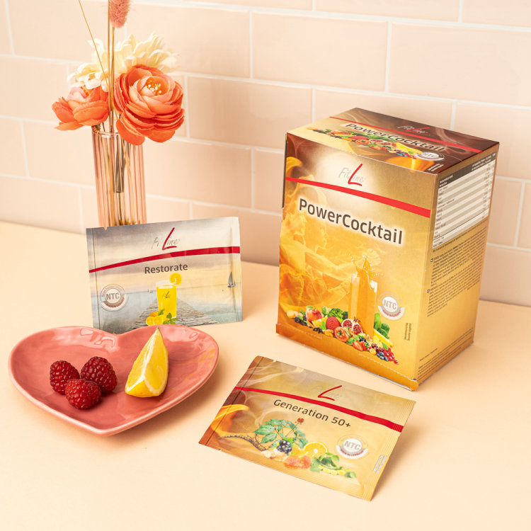 Vitaminų kokteilių rinkinys (Optimal-Set (PowerCocktail, Restorate, Generation 50+)), Citrus - Image 3