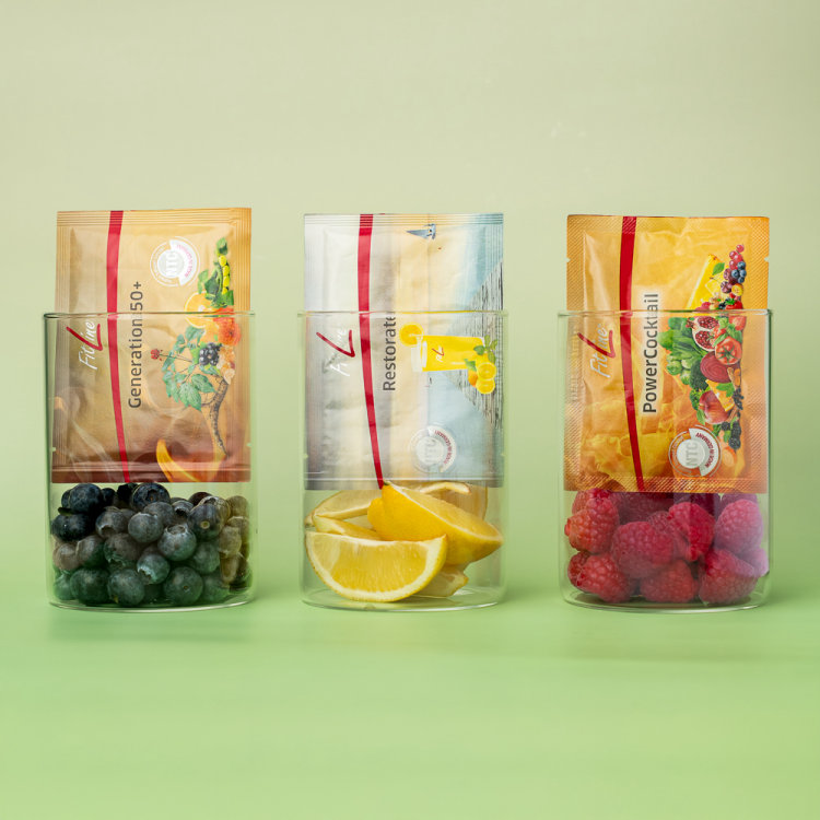 Vitaminų kokteilių rinkinys (Optimal-Set (PowerCocktail, Restorate, Generation 50+)), Citrus - Image 2