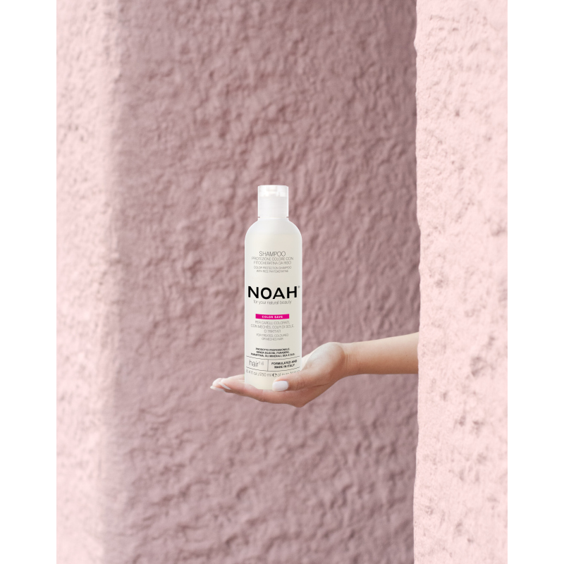 1.6. Color Protection Shampoo With Fitokeratine From Rice Šampūnas dažytiems ir sruogelėmis dažytiems plaukams, 250 ml - Image 3