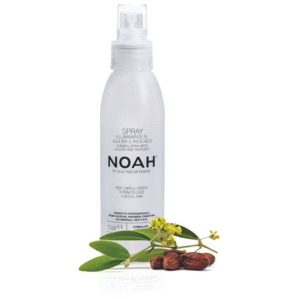 5.5. Shining Spray With Jojoba And Avocado Blizgesio suteikiantis purškiklis plaukams, 125 ml