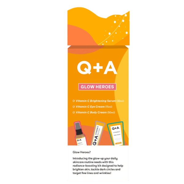 GLOW HEROES Gift Set Odos priežiūros priemonių rinkinys su vitaminu C, 1vnt
