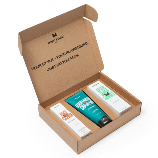 ROUTINE GOALS Essential Grooming Routine Kit Plaukų ir odos priežiūros priemonių rinkinys vyrams, 1vnt