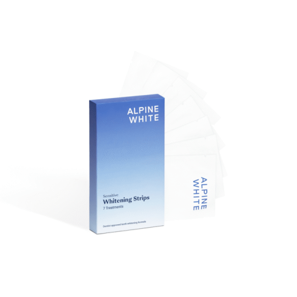 Whitening Strips Sensitive Balinančios juostelės jautriems dantims, 7vnt