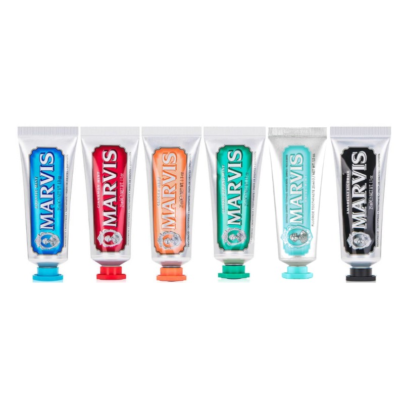 Toothpaste Flavor Collection Gift Set Dantų pastų rinkinys, 6*25ml - Image 2