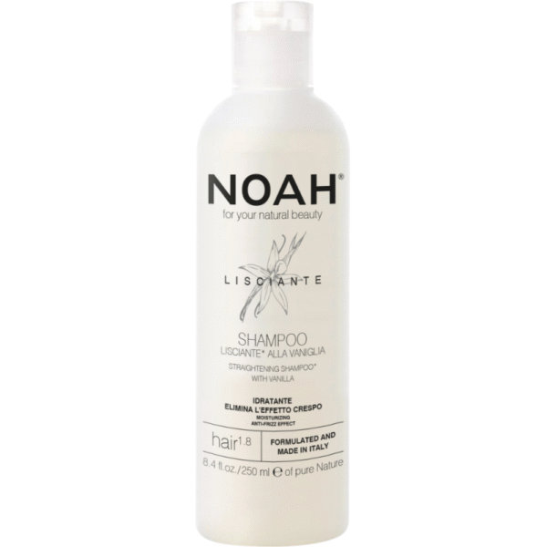 1.8. Straightening Shampoo With Vanilla Tiesinamasis šampūnas su vanile, 250ml