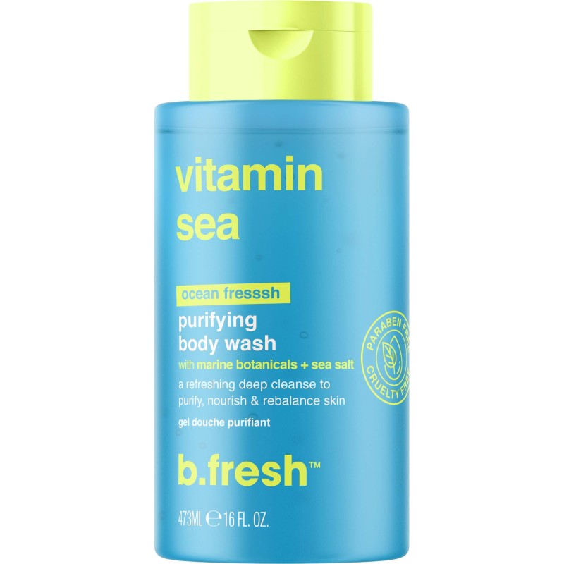 Vitamin Sea Body Wash Kūno prausiklis su jūros druska, 473ml