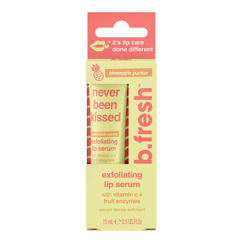 Never Been Kissed Exfoliating Lip Serum Šveičiamasis lūpų serumas, 15ml