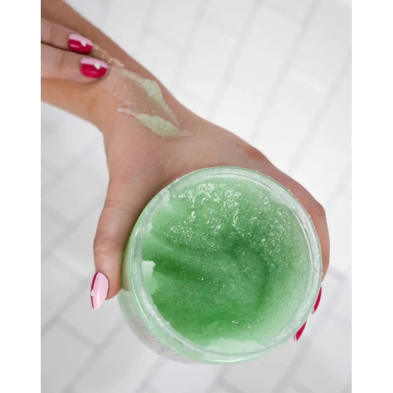 Don't Hate, Exfoliate Melon Magic Body Scrub Melionų aromato kūno šveitiklis, 200g - Image 2