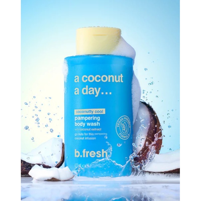 A Coconut A Day Pampering Body Wash Kokosų aromato kūno prausiklis, 473ml - Image 2