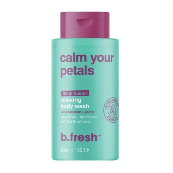 Calm Your Petals Relaxing Body Wash Atpalaiduojantis kūno prausiklis, 473ml