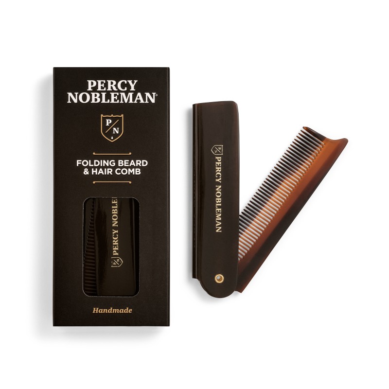 Folding Beard & Hair Comb Sulankstomos barzdos ir ūsų šukos, 1vnt