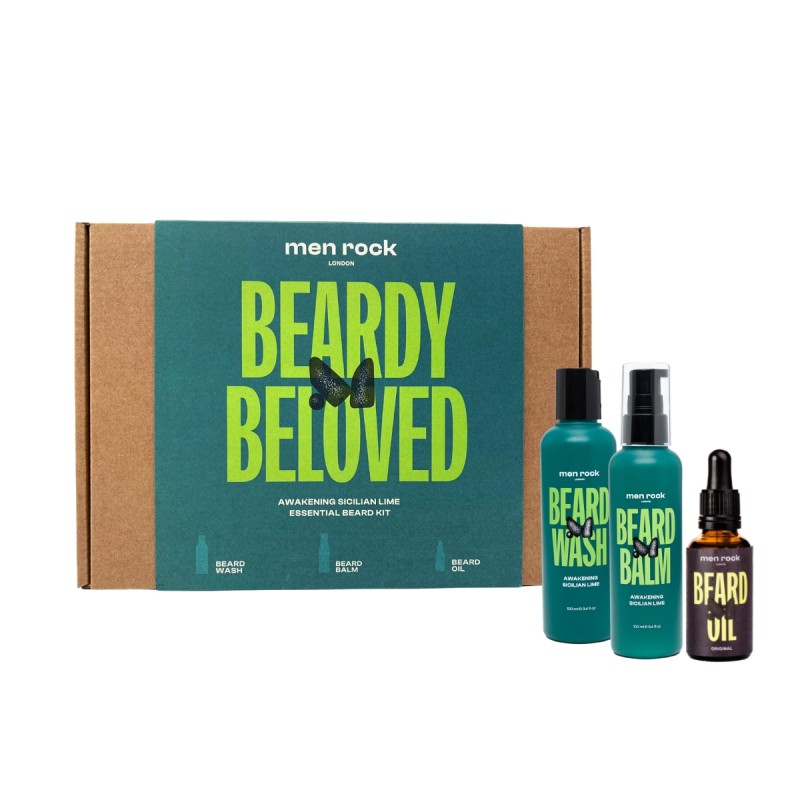 Beardy Beloved Awakening Sicilian Lime Beard Kit Barzdos priežiūros rinkinys, 1vnt