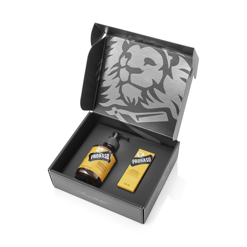 Duo Pack Wood & Spice Beard Oil & Shampoo Barzdos priežiūros rinkinys, 1vnt - Image 2
