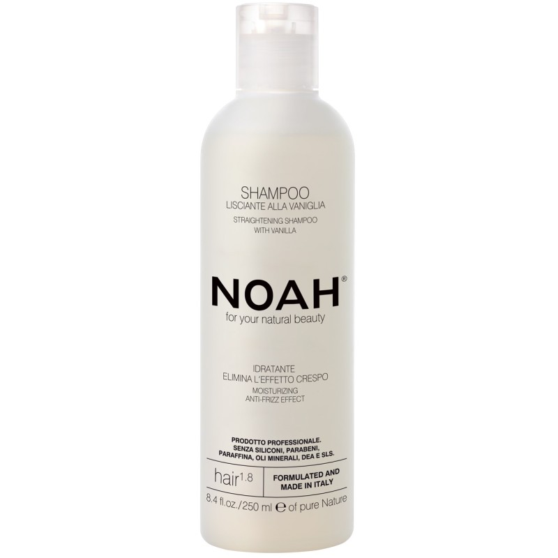 1.8. Straightening Shampoo With Vanilla Tiesinamasis šampūnas su vanile, 250ml - Image 2