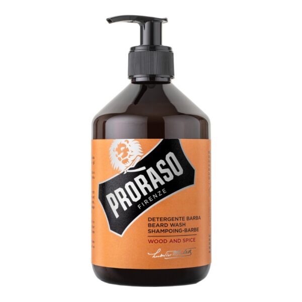 Wood & Spice Beard Wash Barzdos šampūnas, 500ml