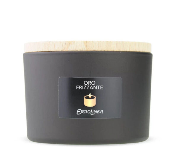 Aromatinė žvakė Oro Frizzante, 140 g ERBCANORO