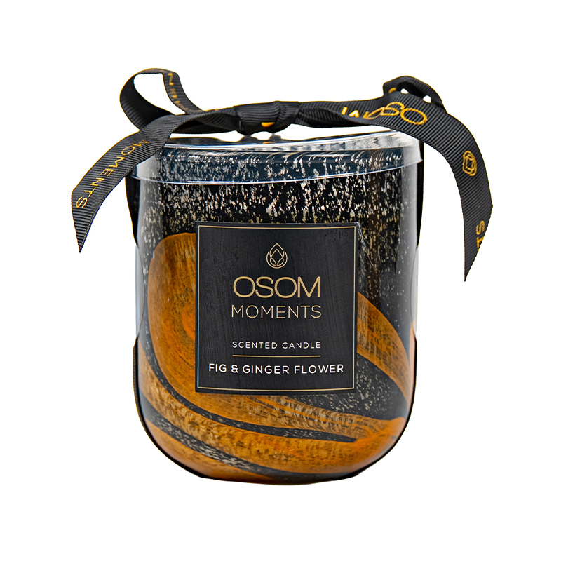 Aromatinė žvakė Fig & Ginger Flower OSOM2308B, 360 g