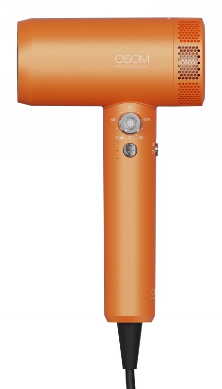 Plaukų džiovintuvas LAVA OSOMPLAVA, 1800 W, oranžinės spalvos