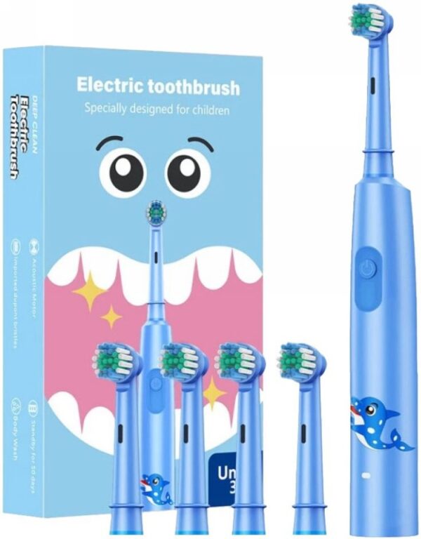 Vaikiškas elektrinis dantų šepetėlis SC2002BLUE, mėlynos spalvos