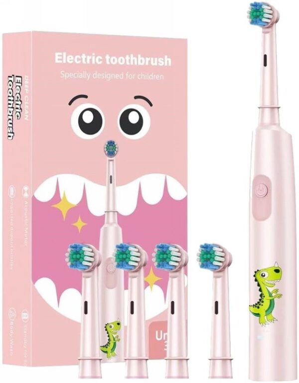 Vaikiškas elektrinis dantų šepetėlis SC2002PINK, rožinės spalvos