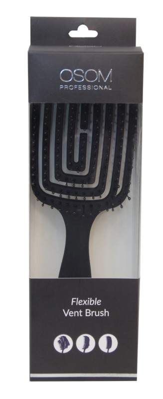 Šepetys plaukams, nailono, kvadratinis OSOM99571 - Image 7