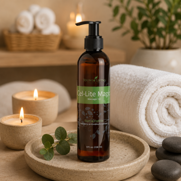Young Living masažo aliejus "Cel-Lite Magic Massage Oil"